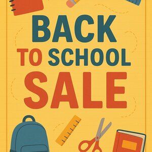 BACK-TO-SCHOOL SALE!!